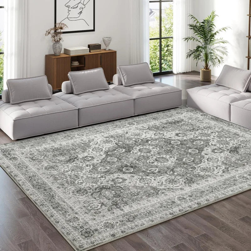 VIKAMA Nordic Light Luxury Large Carpet Living Room Sofa Tea Table Carpet Bedroom Bedside Carpet Modern Simple Home Decoration