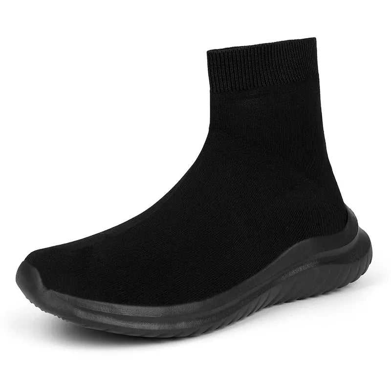 Men's and women's new high-top casual sports shoes walking flat ankle boots lovers non-slip shoes autumn and winter - Acros