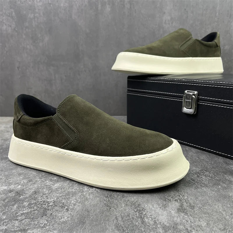 Ansoff men's casual slip-on loafers featuring breathable lightweight design, ideal for outdoor walking and driving comfort.