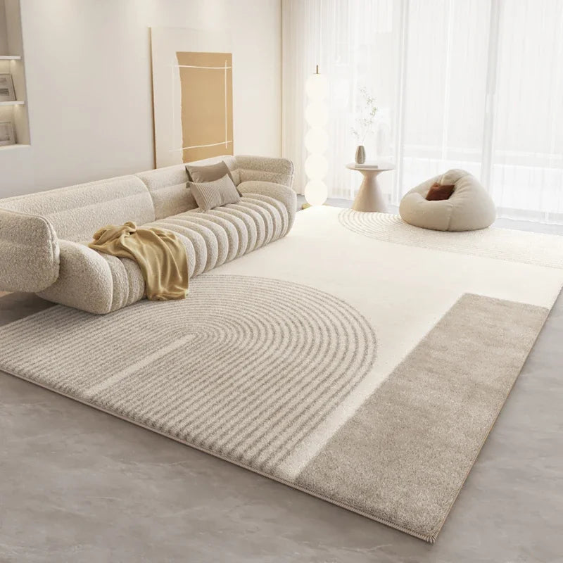 VIKAMA Modern Light Luxury Simple Carpet Soft Non Slip Rug For Living Room Sofa Coffee Table Bedroom Bedside Home Decor