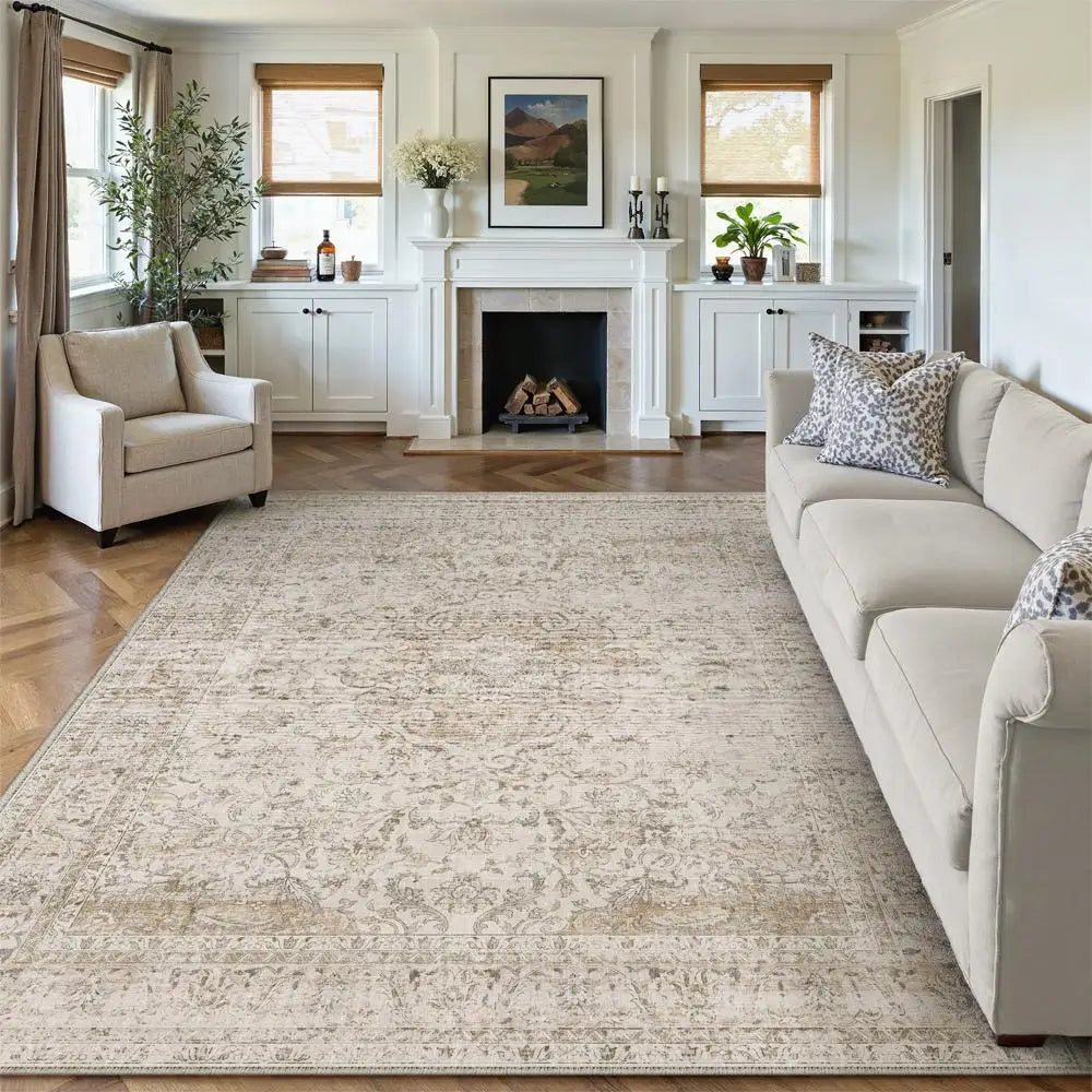 VIKAMA Nordic Light Luxury Large Carpet Living Room Sofa Tea Table Carpet Bedroom Bedside Carpet Modern Simple Home Decoration