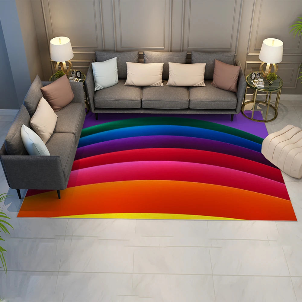 Nordic 3D Printed Large Carpet Space Series Floor Mat Living Room Home Decor Bedroom Rug Prayer Upholstery