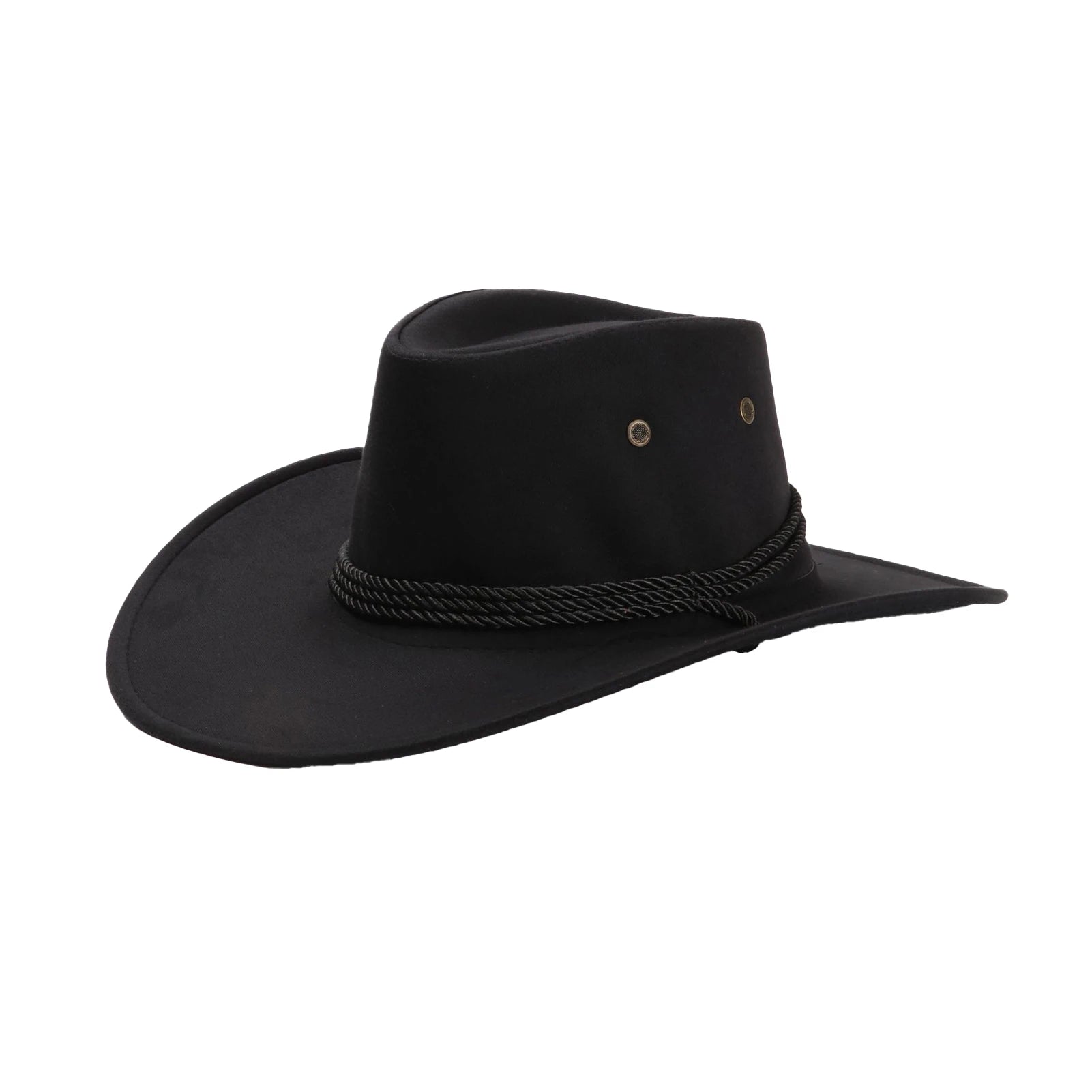 Ansoff classic cowboy hat with adjustable neck draw string, vintage cattleman style for dress-up, parties, and costumes.