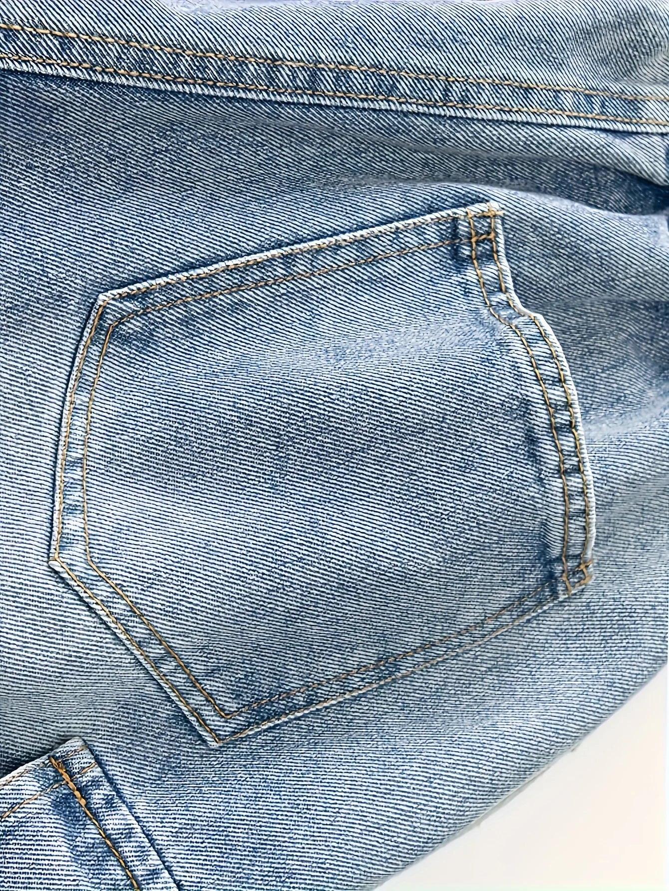 Boy's large-sized casual street jeans by Ansoff, stylish straight-leg workwear denim for four seasons, comfortable and handsome.