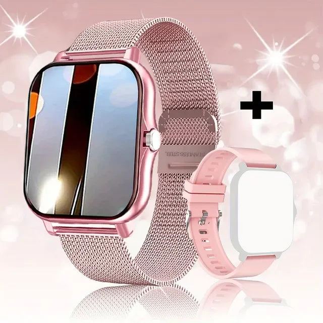Ansoff 1.83-inch sport smart watch with fitness tracking, health monitor, waterproof design, wireless call feature for men and women
