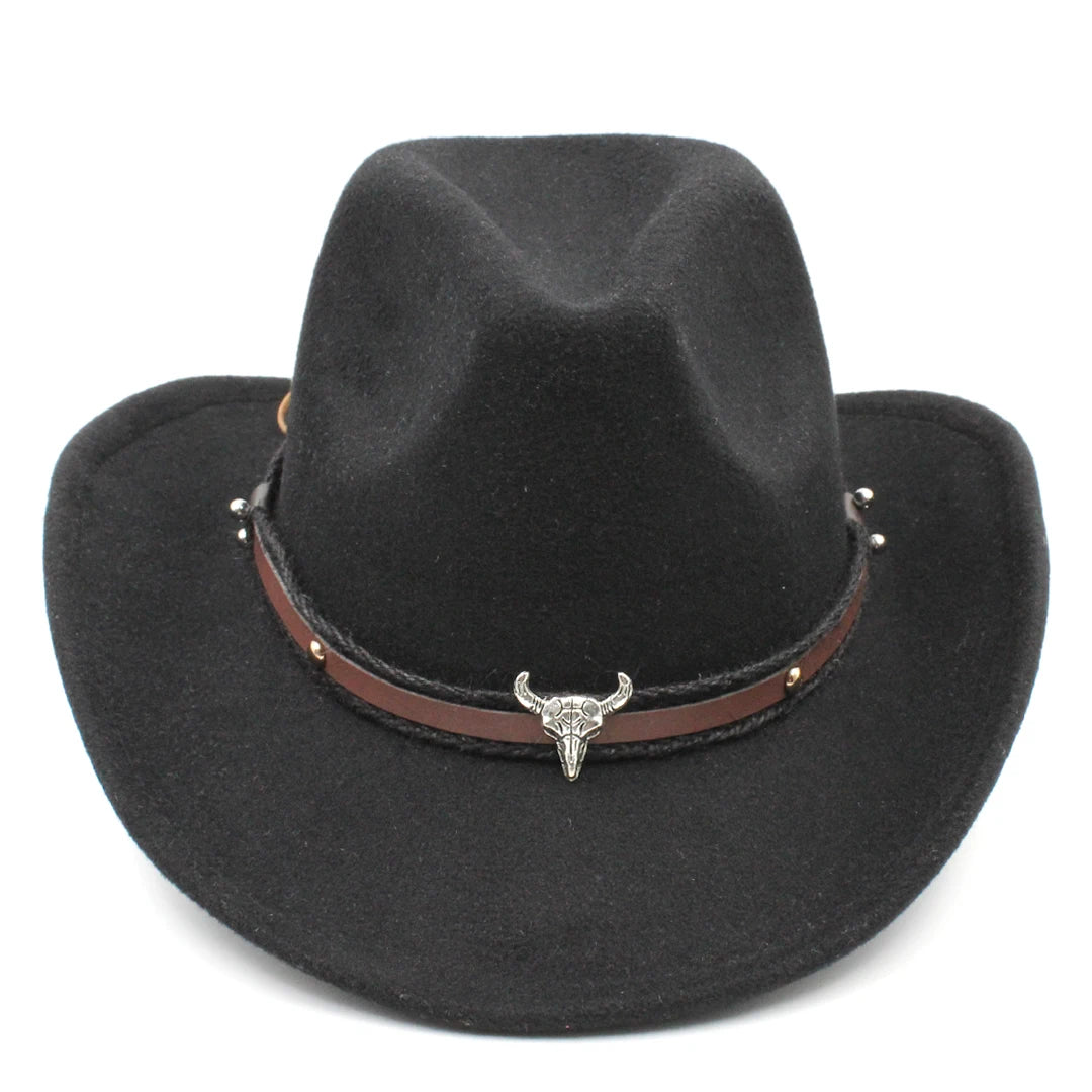 Unisex kids Western cowboy hat by Ansoff featuring a classic cowboy style, suitable for costumes and festive parties.