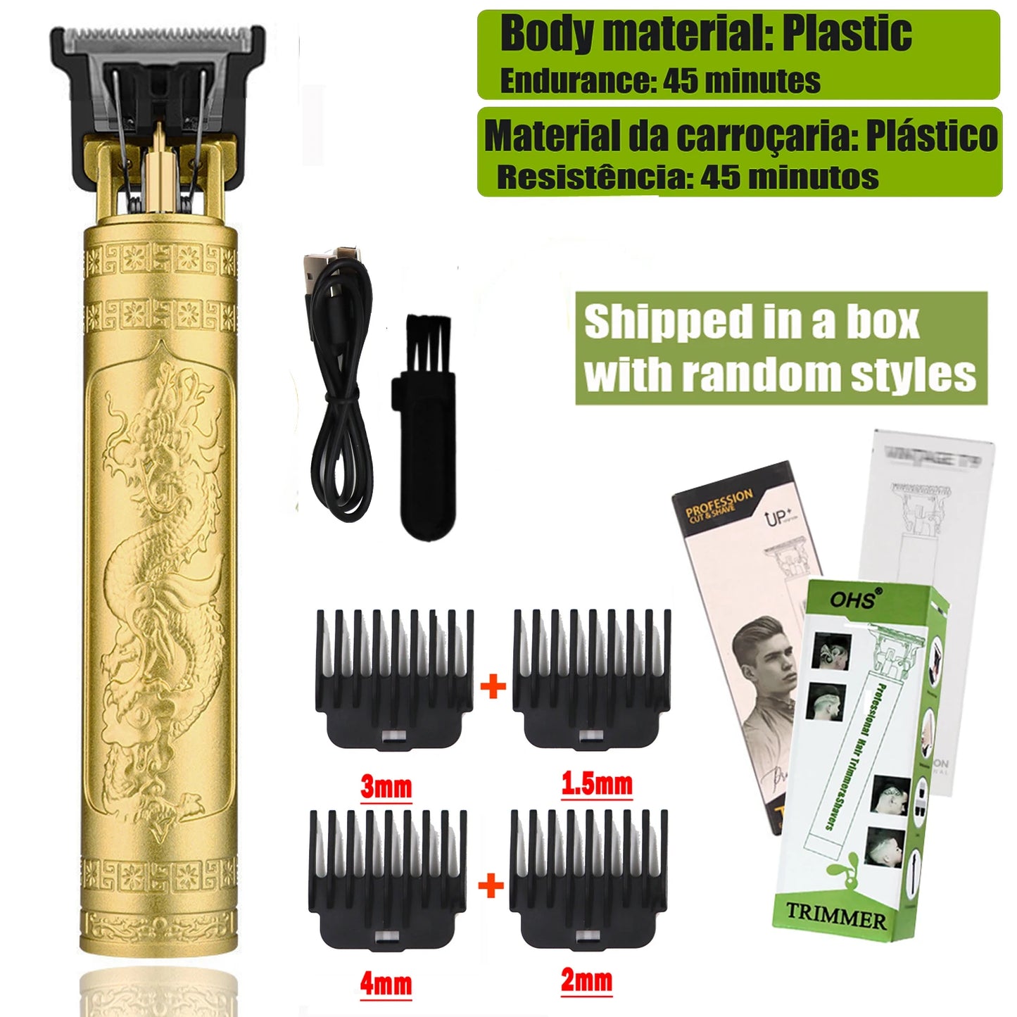 T9 Hair Clipper Repair Beard Shaving Body Hair Trimmer Clippers Electric Machine Men Haircut Machine 0mm Barber Shaver - Acros