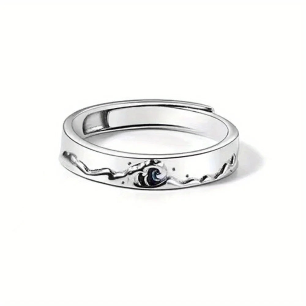 2024 Unique Punk Fashion Personality Retro Style Three-dimensional Ring European Pattern Artificial Ring Jewelry Wholesale