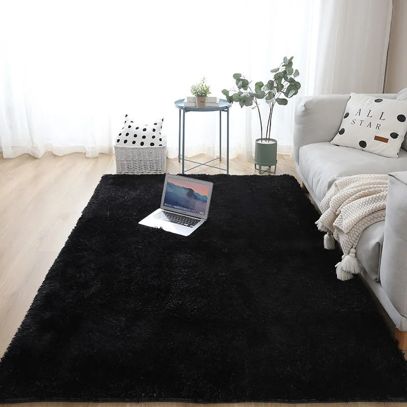 Extra Large Nordic Furry Carpet Hall Carpets On The Floor Nursery Children Room's Non Slip Rugs Bedroom Home Decor Washable Mats