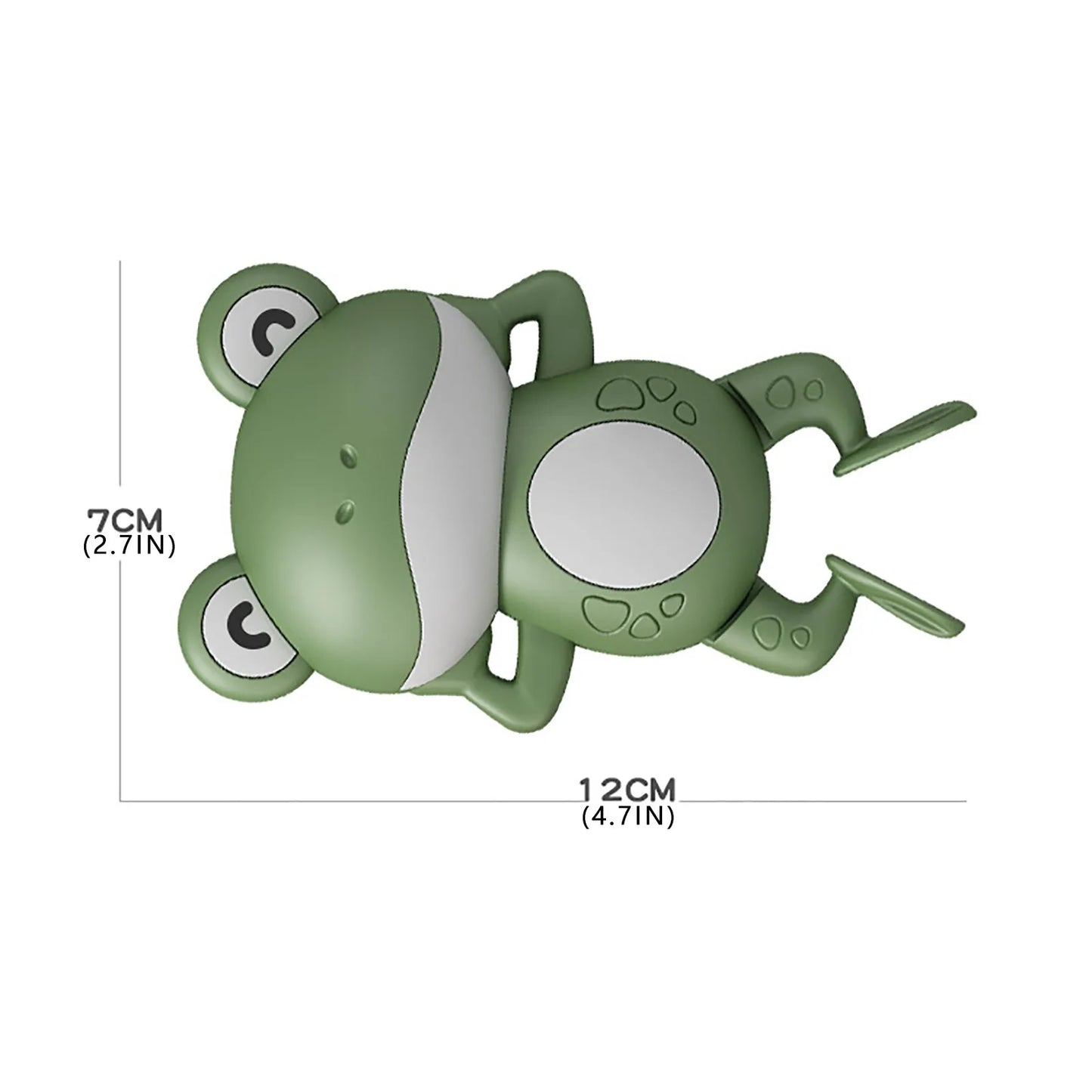 Colorful frog-shaped bath toys for children by Ansoff, designed for fun and bath time entertainment for babies and toddlers.