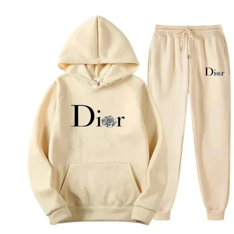 Men's Hooded Sweatshirt Autumn-Winter Set, New Unisex Two-Piece Set for Fitness, Jogging and Leisure - Acros