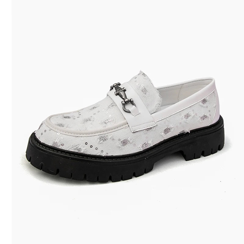Hot selling thick soled men's shoes Trendy brand designer style Outdoor fashion street walking Daily Young Work Shoes 38-46 - Acros