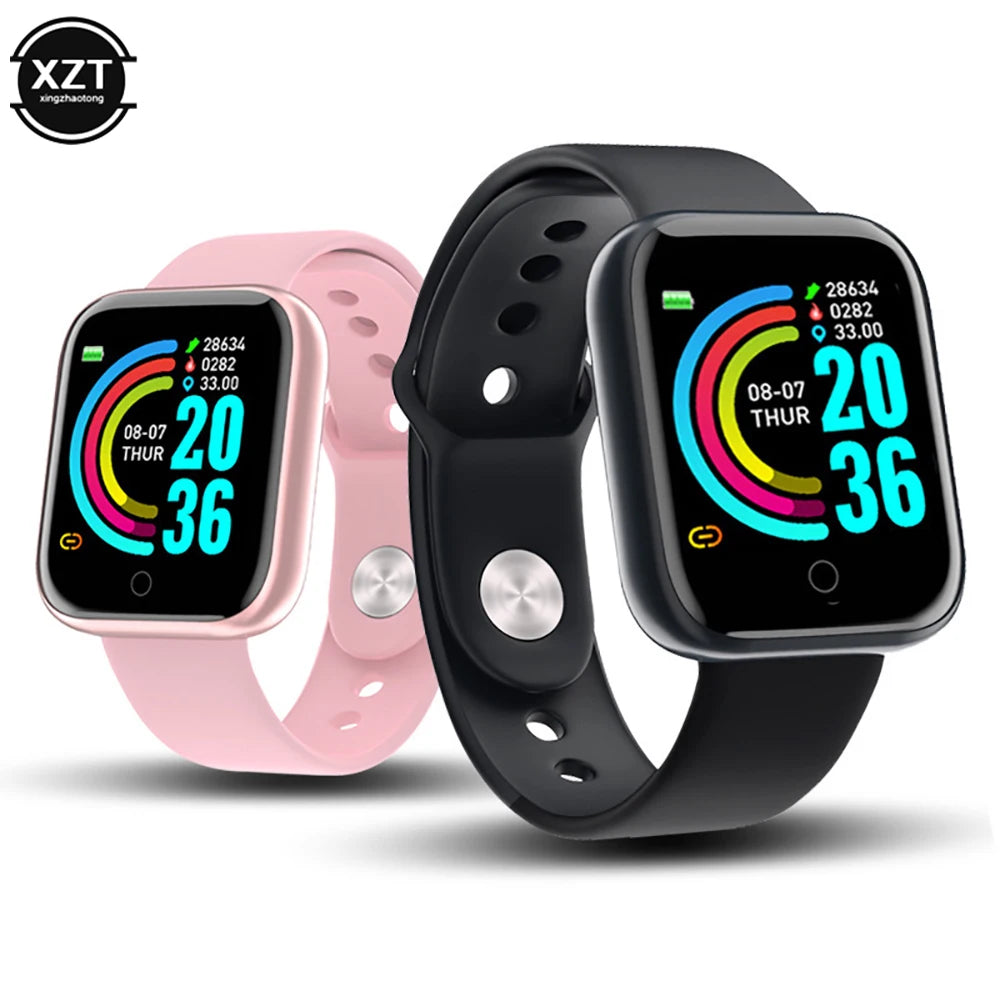 D20 Color Screen Smart Bracelet for Women Men's Multi-functional Smart Watch Y68 Heart Rate Blood Pressure Monitoring Watches