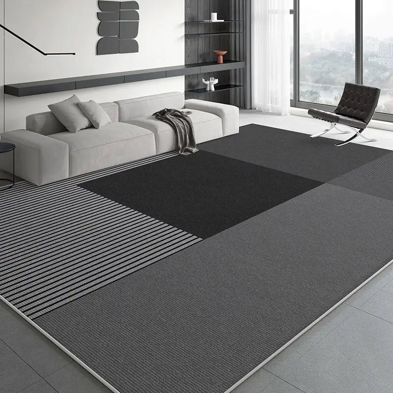 VIKAMA Minimalist And Luxurious Nordic Carpet Home Decor, Non-Slip And Stain-Resistant Floor Mats For Living Room And Bedroom