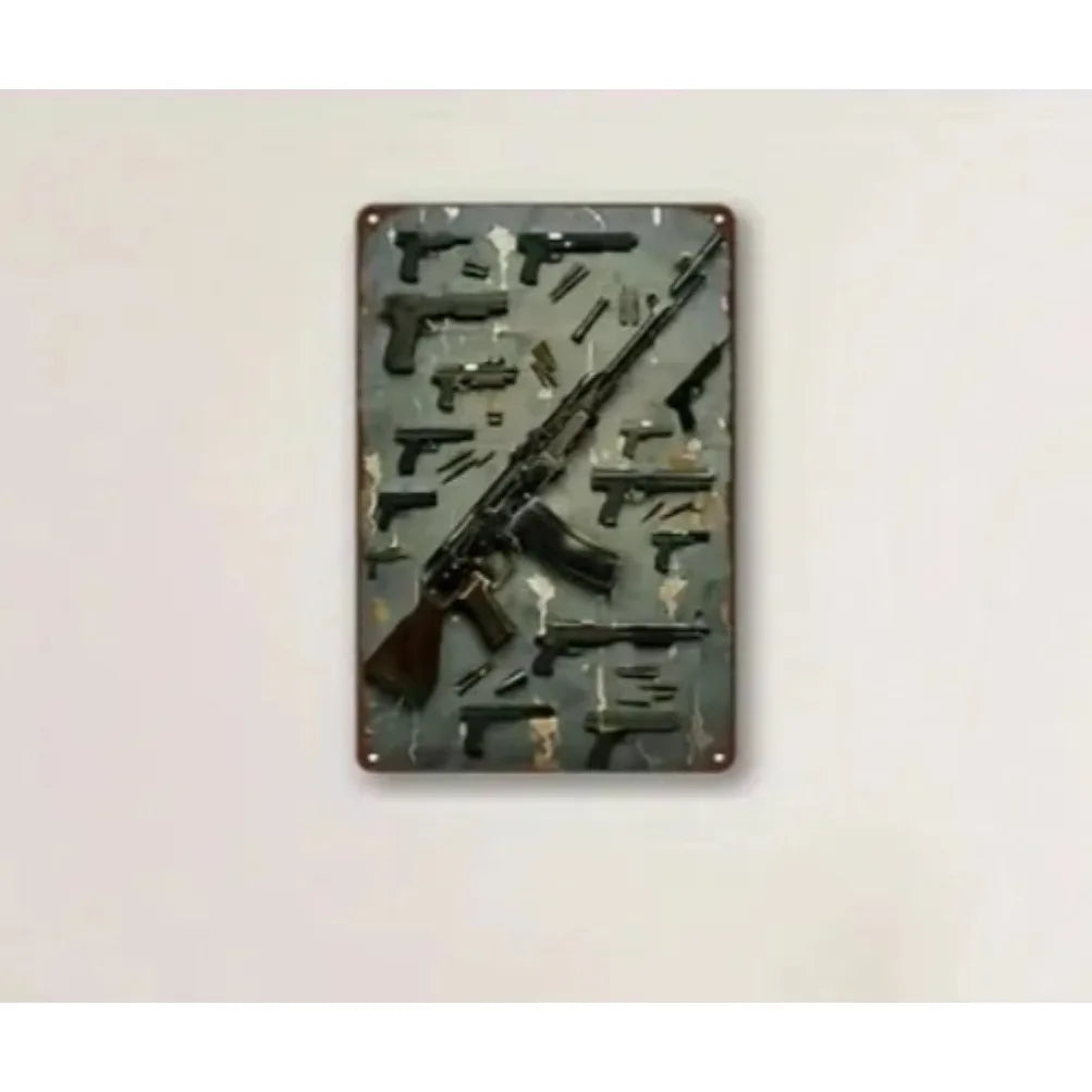 Art Deco Aluminum Decorative Sign (ArtDeco) | 2D Wall Hanging Plaque | Multipurpose Home/Bar/Restaurant Art Decor