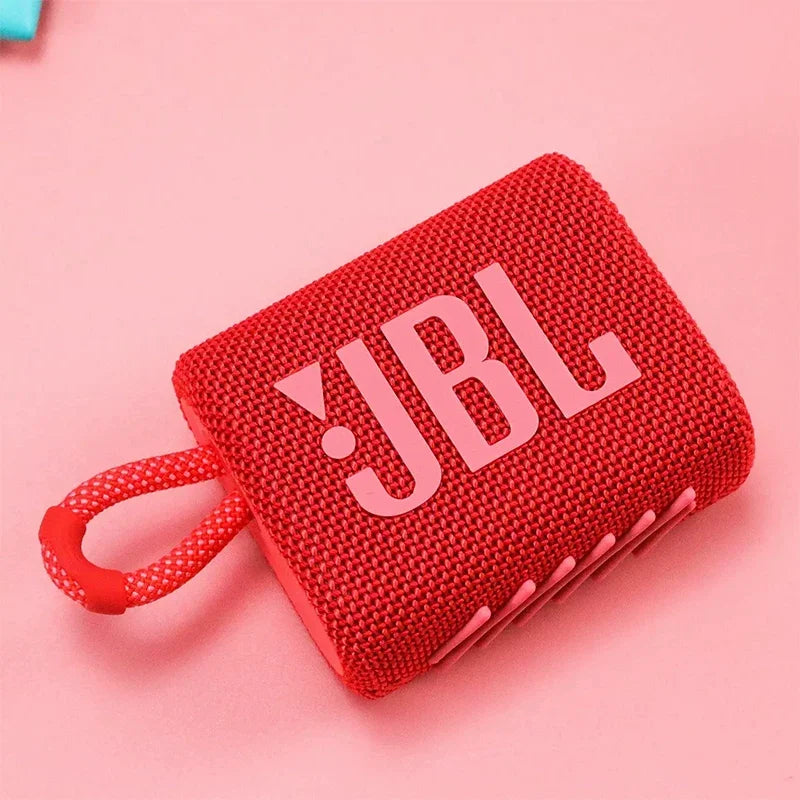 JBL GO3 Portable Bluetooth Speaker, IP67 Waterproof, Powerful Bass Mini Wireless Audio for Outdoor Home Daily Use