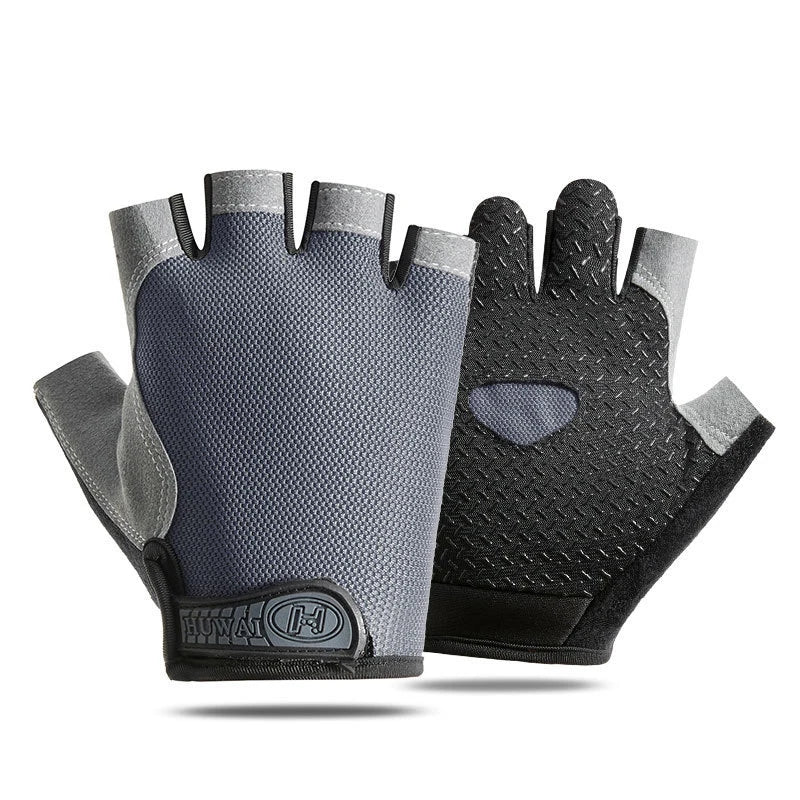 Gym Gloves Fitness Training Fingerless Women Men Bodybuilding Exercise Sports Gloves for Cycling Bicycle Anti Slip Breathable