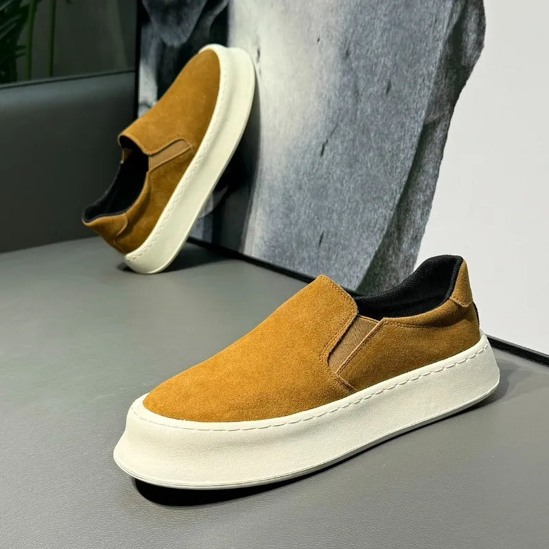 Ansoff men's casual slip-on loafers with breathable, lightweight design, suitable for outdoor walking and driving comfort.