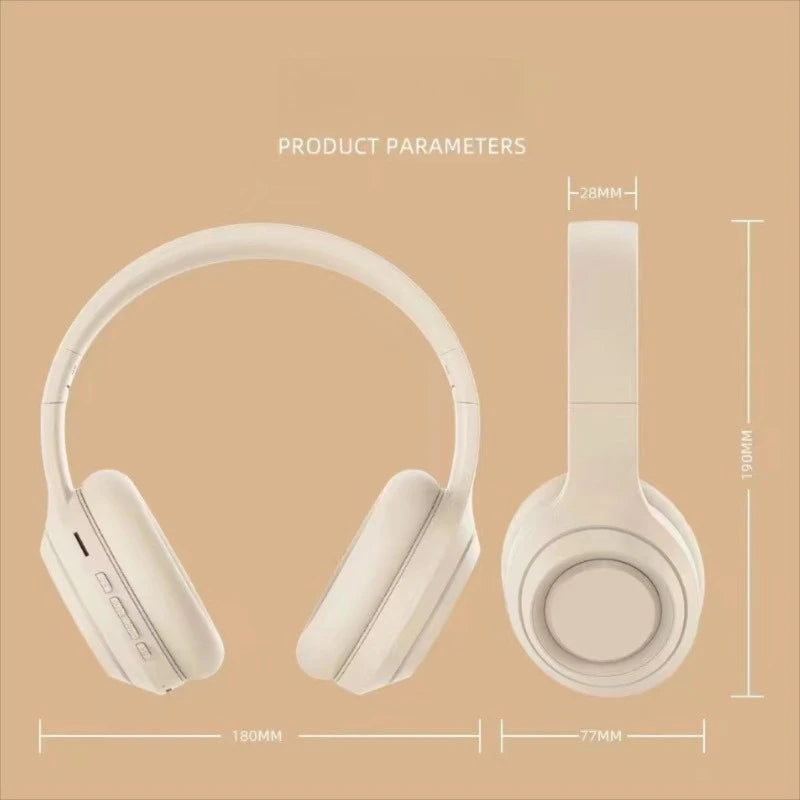 Bluetooth 5.3 Headsets Gaming Headphones Dual Mode Wireless Earphones Foldable Noise Reduction Music Headsets For iPhone Xiaomi