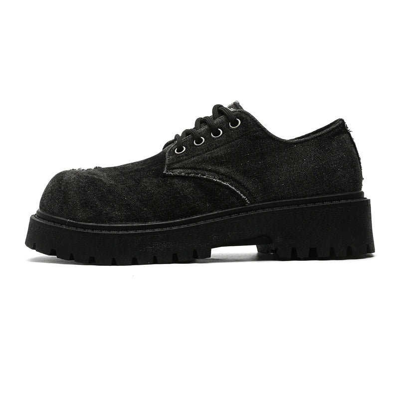 Men's shoes new four seasons versatile casual non-slip wear-resistant comfort outdoor shoes youth fashion thick sole tide shoes - Acros