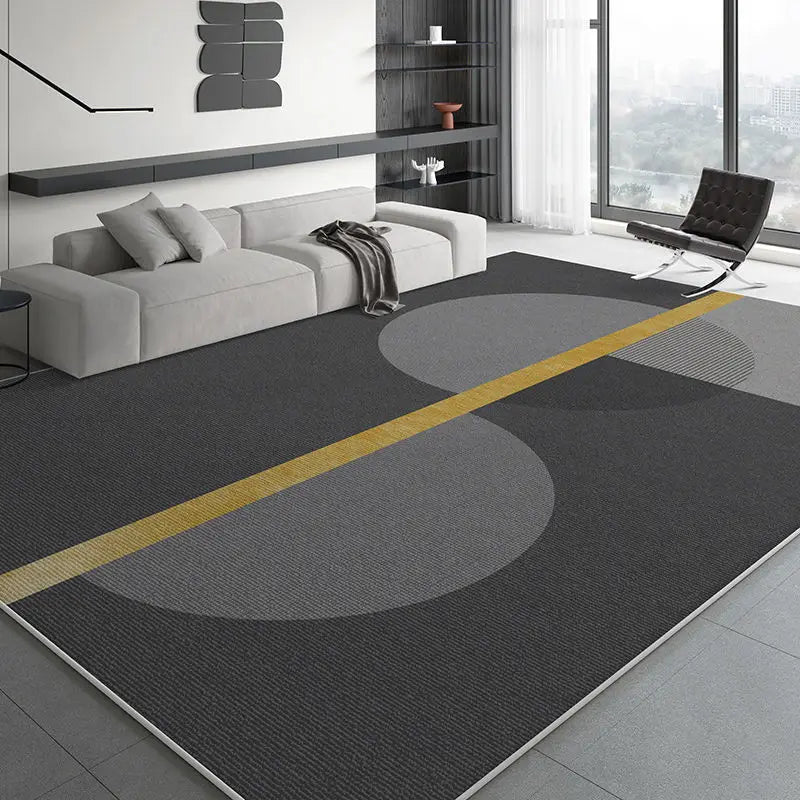 VIKAMA Minimalist And Luxurious Nordic Carpet Home Decor, Non-Slip And Stain-Resistant Floor Mats For Living Room And Bedroom