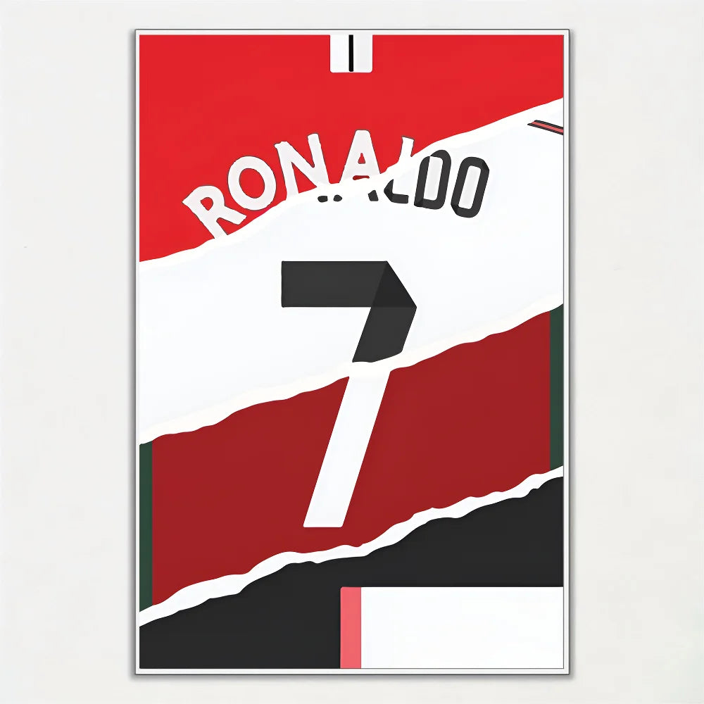 Ansoff football jersey name poster featuring bold team graphics, ideal for home, living room, bedroom, bar, or cafe decor.