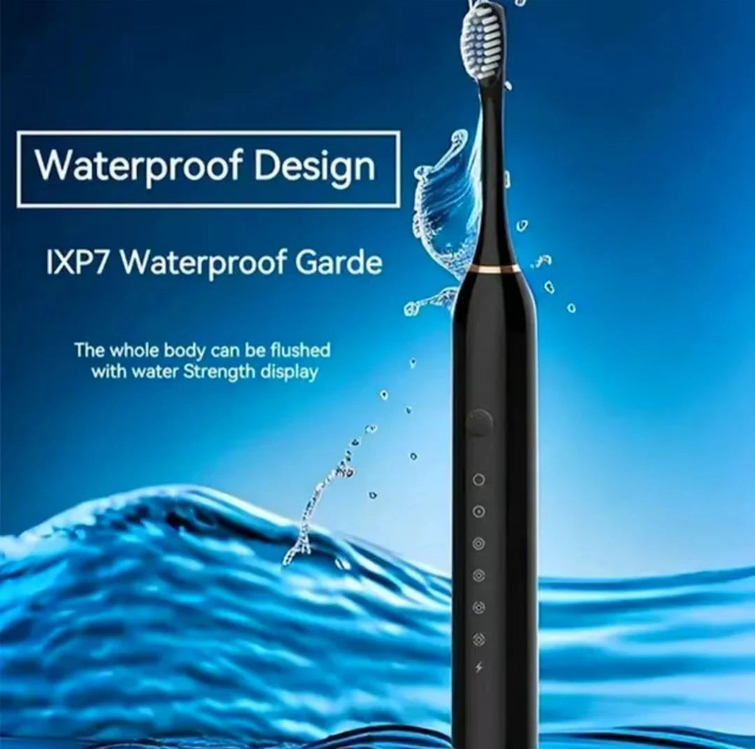 Sonic Electric Toothbrush for Adults IPX7 Waterproof DuPont Brush Head USB Rechargeable High Frequency Cleaning 6 Cleaning Modes - Acros