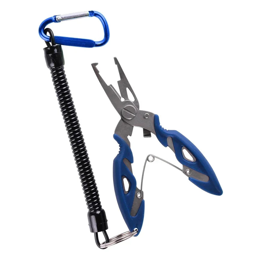 Multifunction Fishing Pliers Tools Accessories for Goods Winter Tackle Pliers Vise Knitting Flies Scissors Braid Set Fish Tongs - Acros