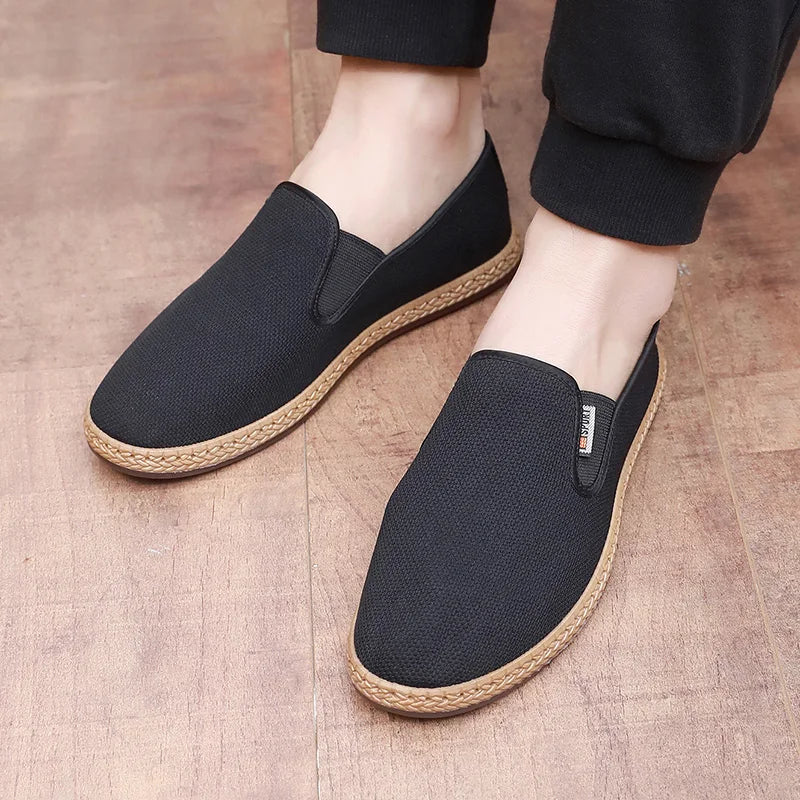 Ansoff men's breathable casual slip-on shoes with soft sole, lightweight, anti-skid design, ideal for comfortable daily wear