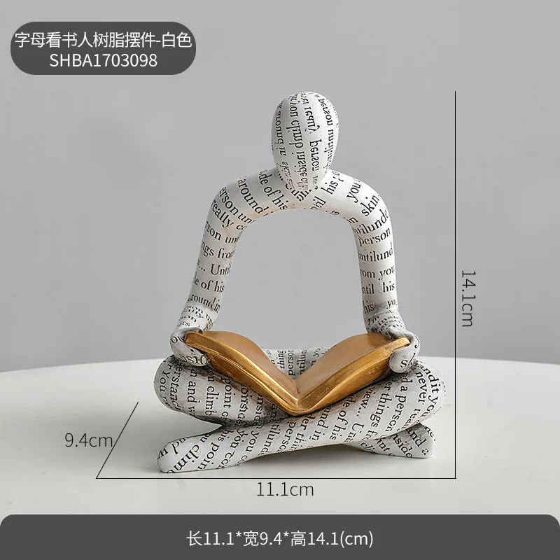 Original design art couple character small ornament TV cabinet wine cabinet living room home car ornament