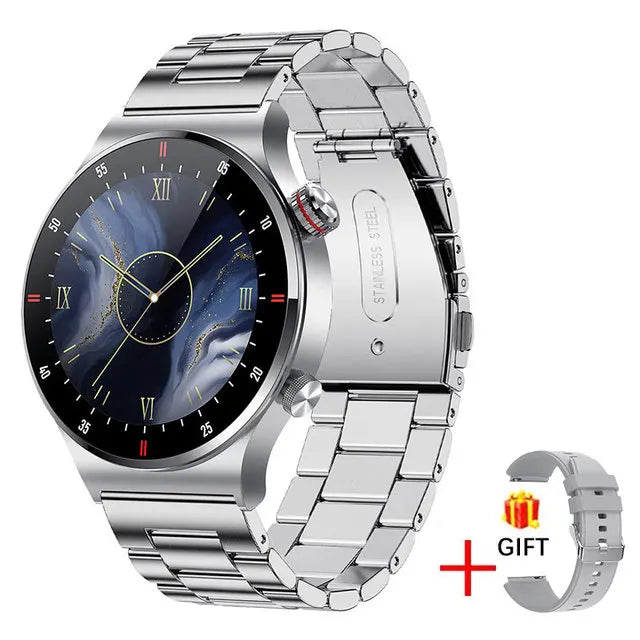 Luxury QW33 Smart Watches Men NFC Wireless Call Fitness Waterproof Sports Wrist Intelligent Smartwatches for Women Android 2025
