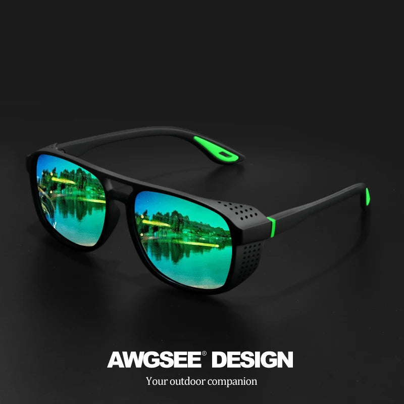 Professional Sports Sunglasses - Polarized Windproof UV400 for Cycling Running Outdoor Enthusiasts UV400 - Acros