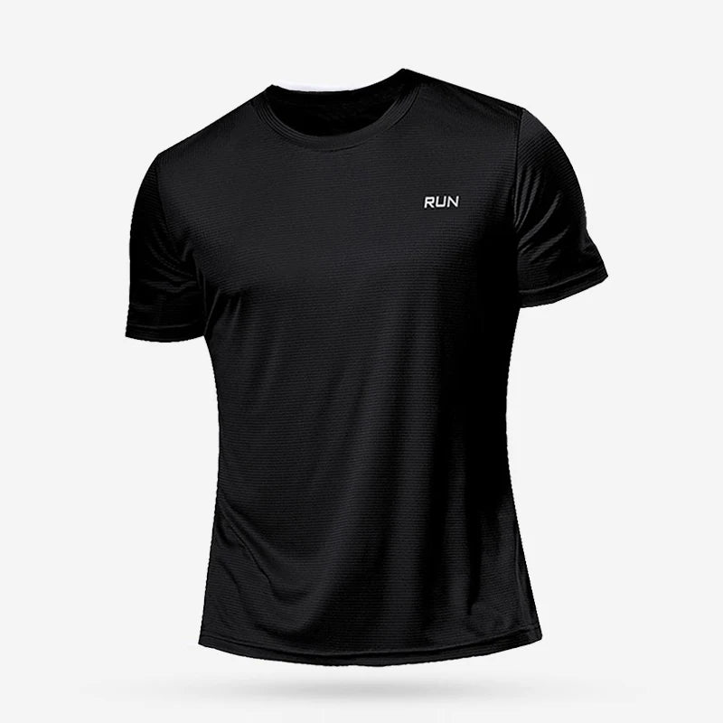 Men's Ansoff running and soccer jersey, quick-dry compression T-shirt for jogging, fitness, and sports activities.