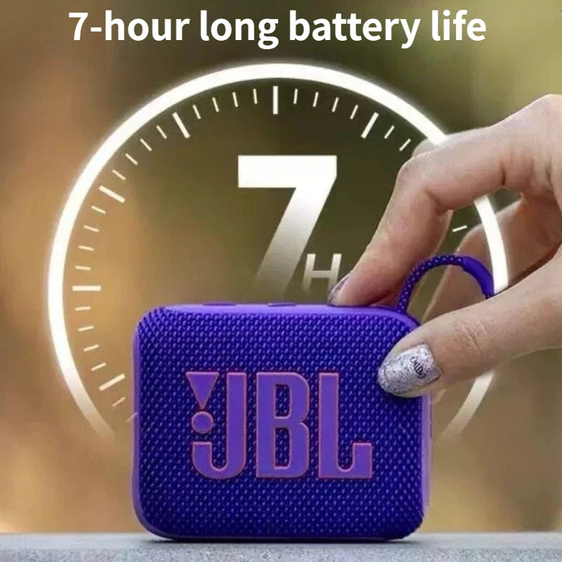 JBL Go 4 Bluetooth Speaker Mini Portable Wireless IP67 Waterproof Dustproof JBL Pro Sound Punchy Bass for Outdoor Travel Party