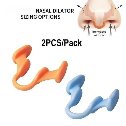 Ansoff mini silicone nose clip for snoring prevention, designed to reduce snoring and improve sleep quality.