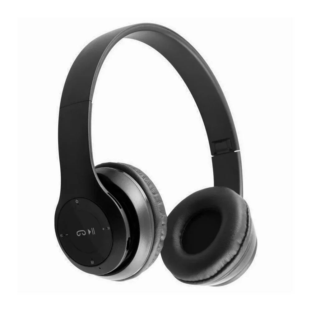 Ansoff Bluetooth 5.3 gaming headphones with noise reduction, foldable design, wireless earphones for iPhone and Xiaomi devices