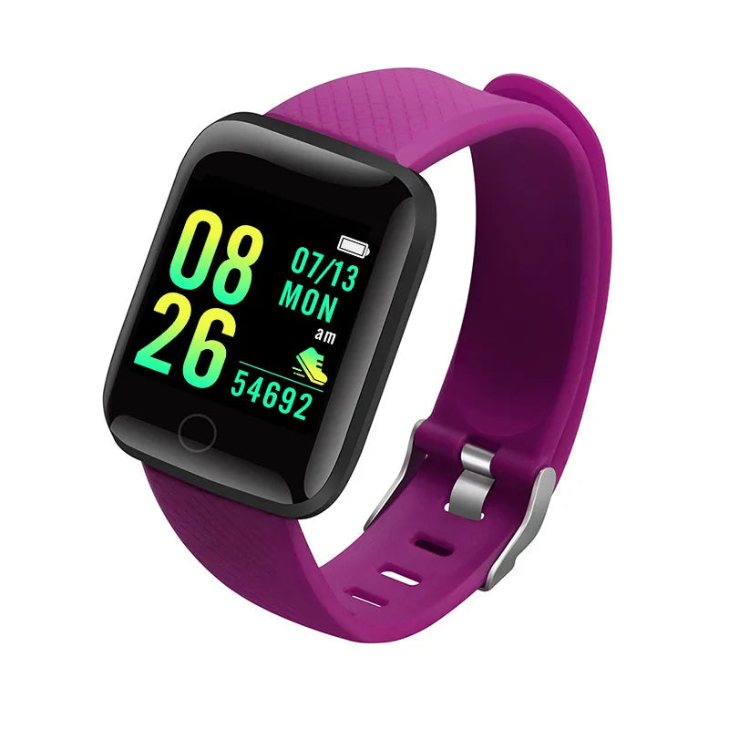 Smartwatch Men Women Wristwatches Smart Watch Message Fitness Monitor Bracelet Birthday Gift Electronic Clock For Android IOS - Acros
