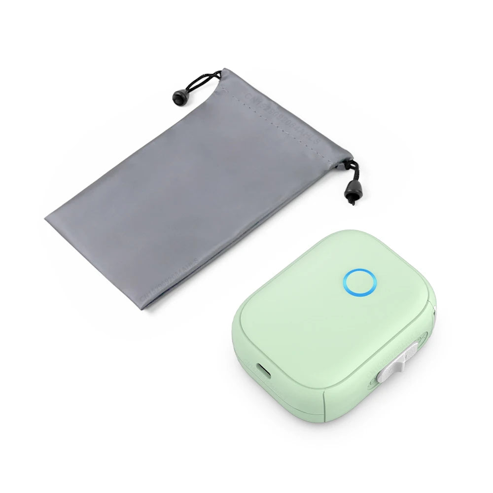 Portable Mini Printer Marklife P12 Thermal Printer Adhesive Sticker Labeling Machine P12 Label Maker or 1PK Continues Label Tape - Acros