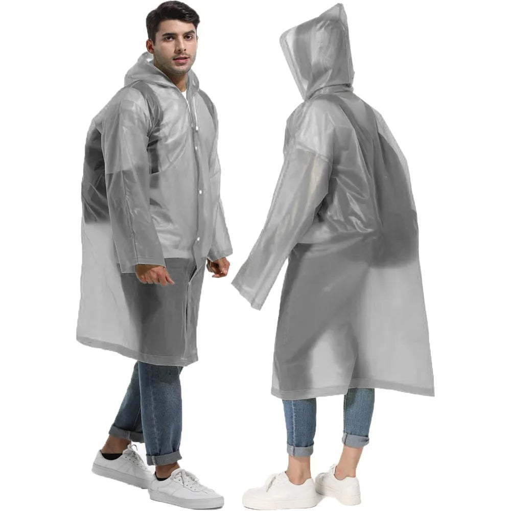 1piece 150*70CM EVA Unisex Raincoat Thickened Raincoat Women Waterproof Men Black Camping Waterproof Rainwear Suit