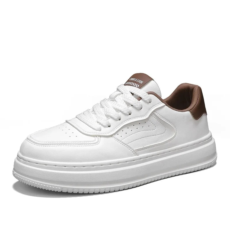 Ansoff men's casual spring and autumn shoes with soft soles, non-slip outdoor walking shoes, lightweight sports board shoes.