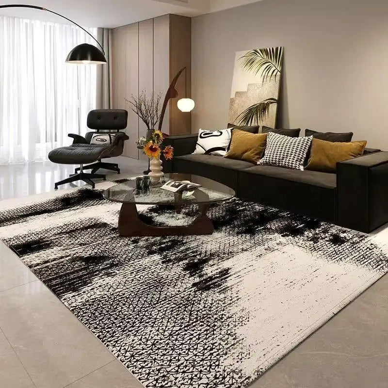 Nordic Light Luxury Large Carpet for Living Room Geometric Bedroom Area Rugs Washable Outdoor Balcony Floor Mat Lounge Sofa Rug