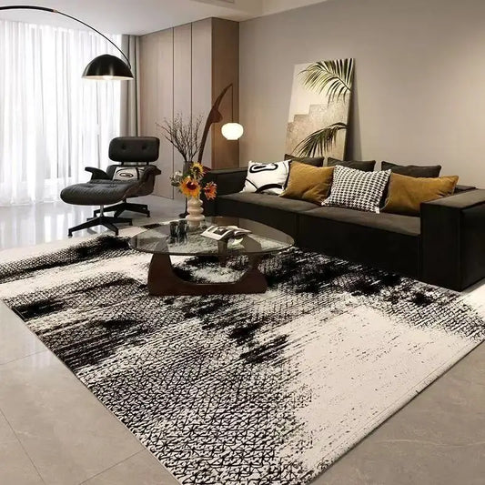 Nordic Light Luxury Large Carpet for Living Room Geometric Bedroom Area Rugs Washable Outdoor Balcony Floor Mat Lounge Sofa Rug