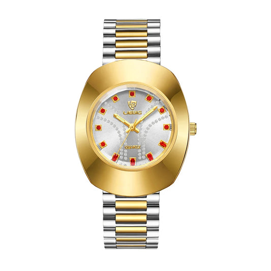 2023 Fashion watches For Men luxury golden Quartz Waterproof All-Steel Wristwatch Relogio Feminino Casual Male Clock L1021 - Acros