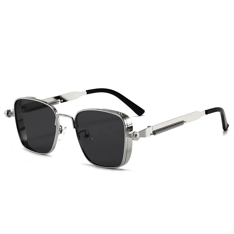 2025 Polarized Sunglasses Men High End Handsome Driving Special Anti UV High Quality Metal Punk Fashion Trends Sunglasses - Acros