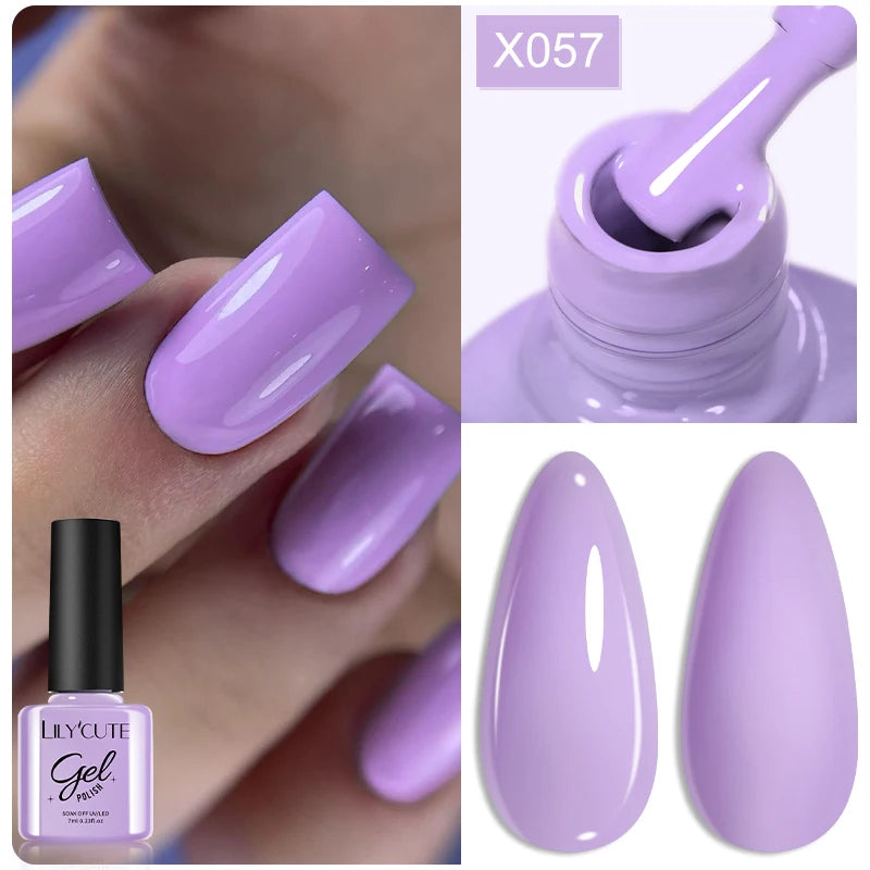 LILYCUTE 5ML Champagne Gold Reflective Glitter Liner Gel Nail Polish Bright Sparkling French Semi Permanent Nail Painting UV Gel