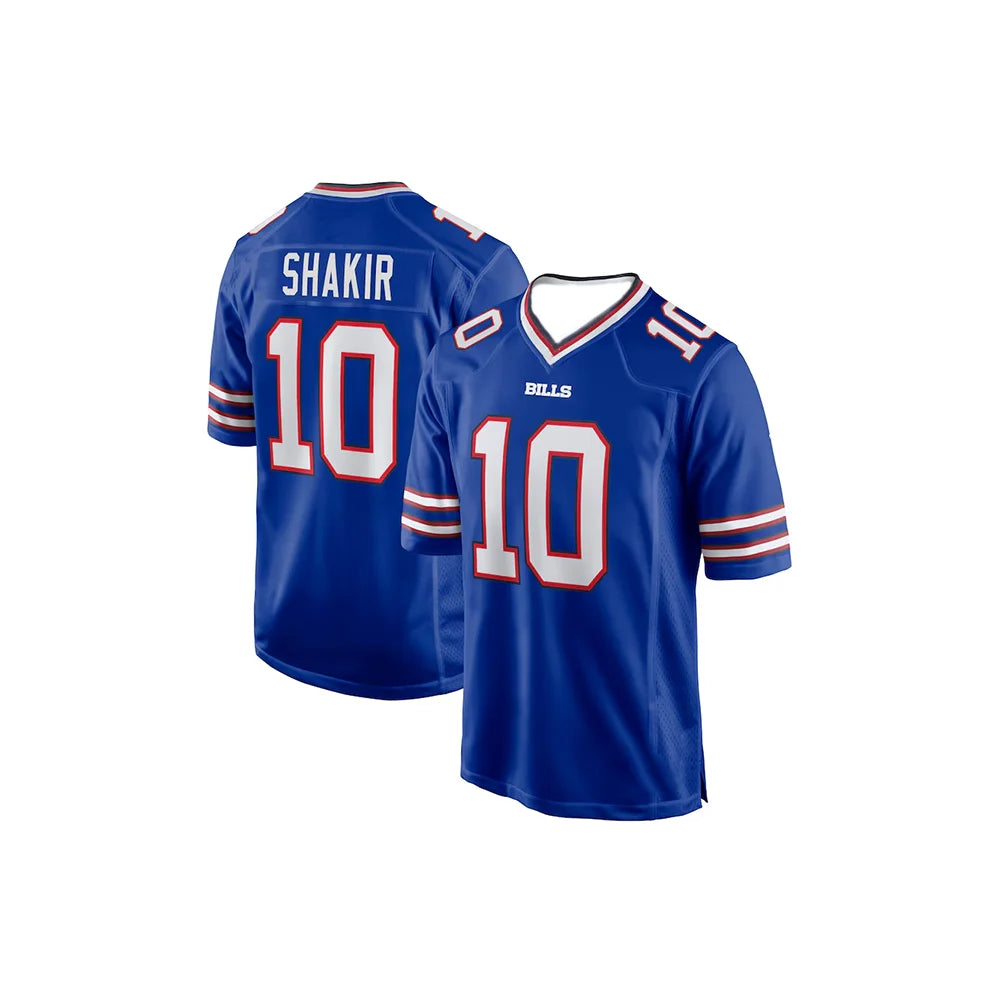 Ansoff adult Buffalo Bills football jersey featuring number 17, designed for sports and training, with red and white team colors.