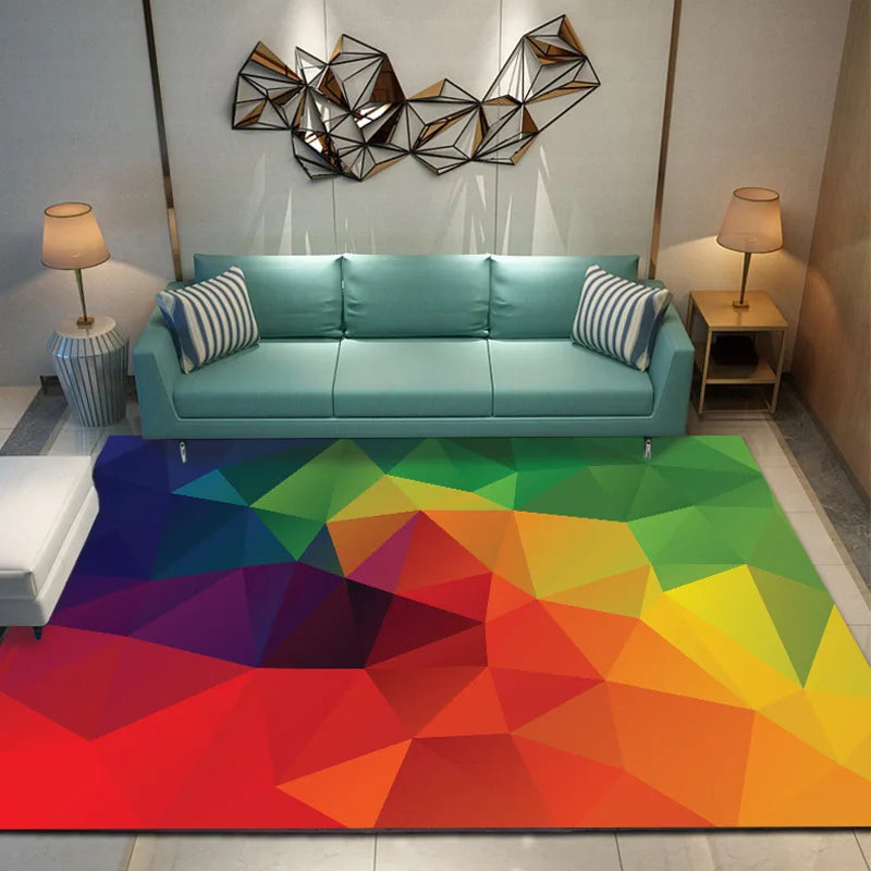 Nordic 3D Printed Large Carpet Space Series Floor Mat Living Room Home Decor Bedroom Rug Prayer Upholstery