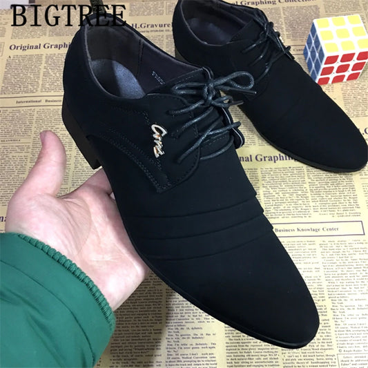 Ansoff men's formal Oxford shoes featuring classic leather design, suitable for weddings, office wear, and dress occasions.