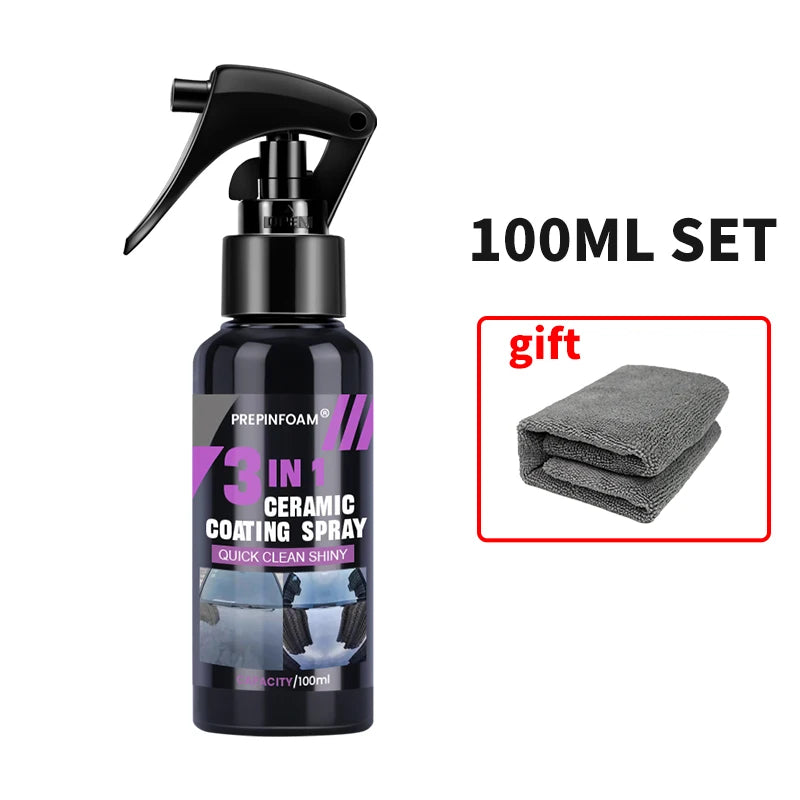 3 in 1 Car Ceramic Nano Coating Liquid Coatin Nano Crystal Hydrophobic Layer Polishing Paint Coating Agent Polish Nanos Coatings - Acros
