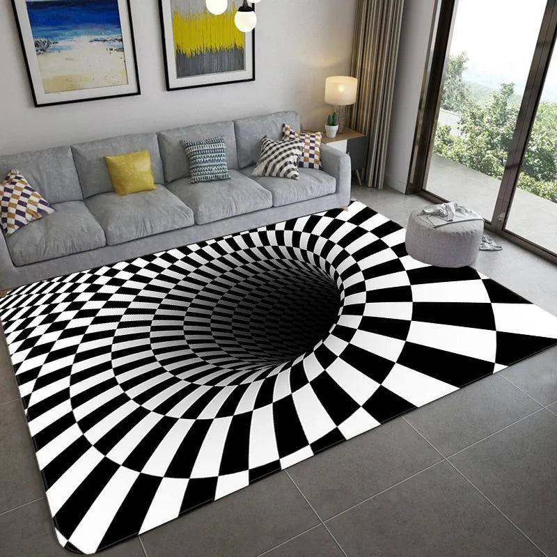 Nordic 3D Printed Large Carpet Space Series Floor Mat Living Room Home Decor Bedroom Rug Prayer Upholstery